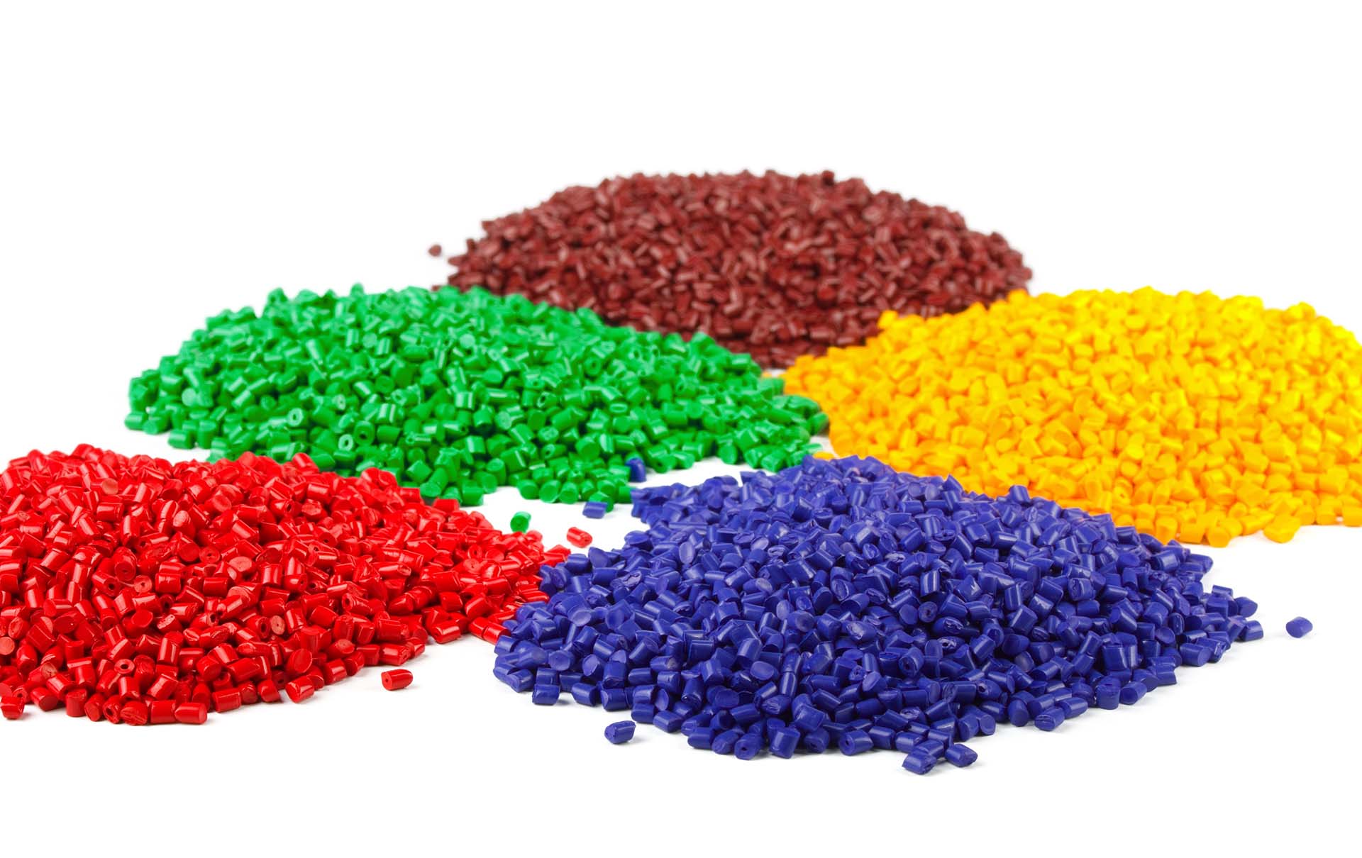 Image of recycled toner plastic material we reuse in our moulding process