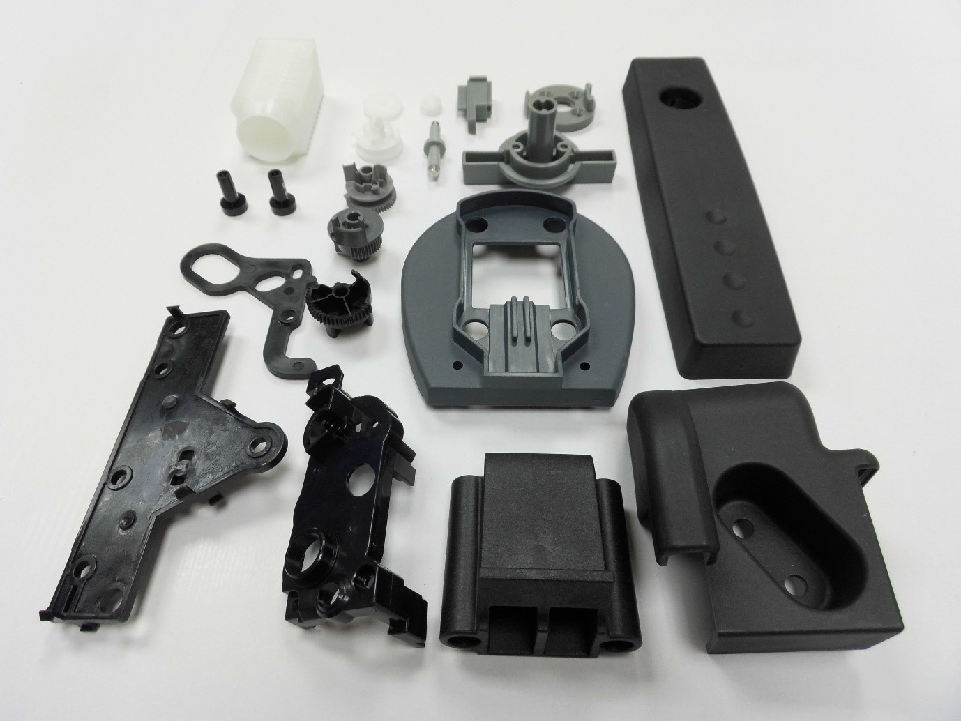 Image of plastic printer parts moulded by BIUK